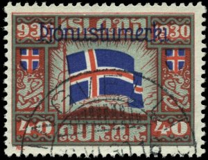 Iceland  Scott #O62 Used  Official