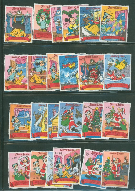 Sierra Leone #1294-1296A-H Mint (NH) Single (Complete Set)