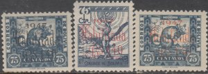 Bolivia   #314-317  MH