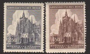 Bohemia & Moravia  #88-89(2)  - MNH