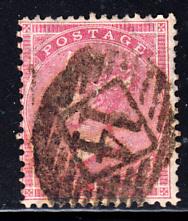 Great Britain used #26 4p Victoria Cancel 14