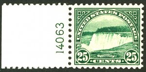 U.S. #568 MINT PL# SINGLE OG NH