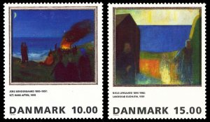 Denmark 1995 Scott #1033-1034 Mint Never Hinged