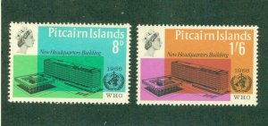 PITCAIRN ISLAND 62-63 MNH CV $5.50 BIN $2.75