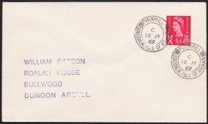 GB SCOTLAND 1969 cover PIRNMILL BRODICK / ISLE OF ARRAN cds................B4422