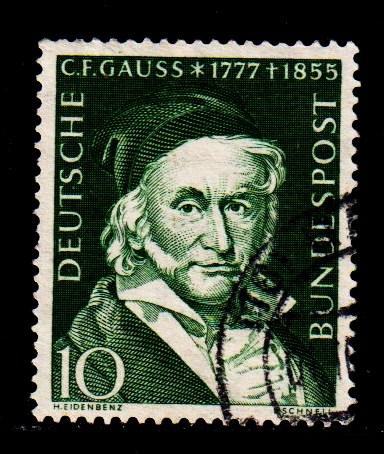 Germany -  #725 Carl Gauss - Used