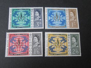 Bermuda 1968 Sc 218-21 set MH