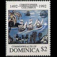 DOMINICA 1992 - Scott# 1493 America $2 NH