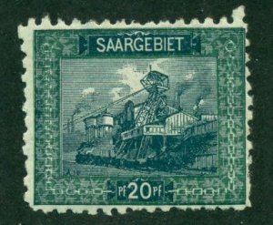 Saar 1921 #70c MH SCV (2024) = $22.50