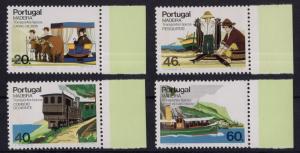 Portugal Madeira   #104-107  MNH  1985  transportation