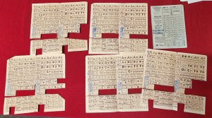 WW2 WWII era German Post War time Rations stamps paper document 1940s