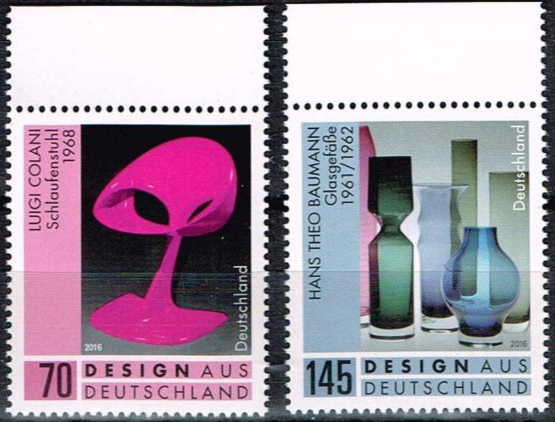 Germany 2016,Sc.#2942-3 MNH Design in Germany