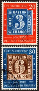 Germany Stamps # 667-8 Used VF Scott Value $79.00