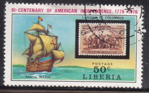 Liberia 708 American Revolution Bicentennial 1975