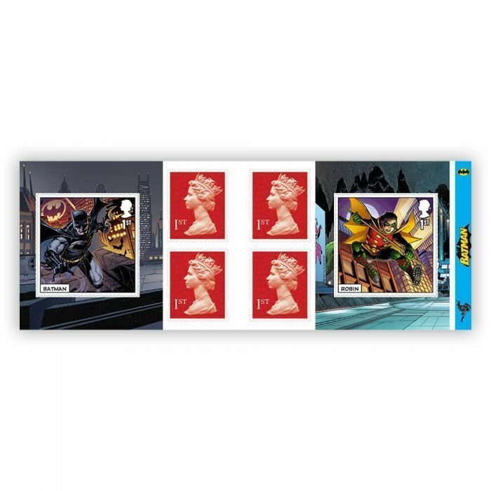 Royal Mail - DC Collection 1st Class Stamp Book - Batman & Robin