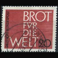 GERMANY 1962 - Scott# 854 Bread for the World Set of 1 Used