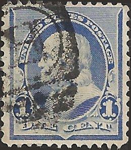 # 219 DULL BLUE USED BEN FRANKLIN SCV-0.75