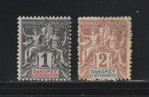 Dahomey 1-2 MH Navigation And Commerce