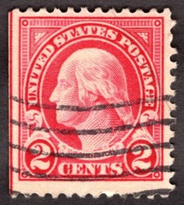 1923, US 2c, George Washington, Used, Sc 554c