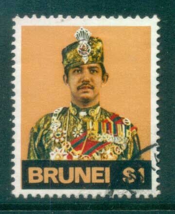 Brunei 1974 Sultan Hassanal Bolkiah $1 FU lot82345