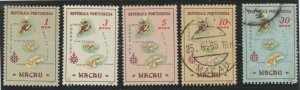 Macao (Macau) #383-387 Used Single