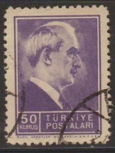 Turkey Sc#892 Used