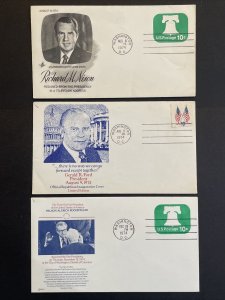 1974 NIxon-Ford-Rockefeller Resignation and Inauguration Covers