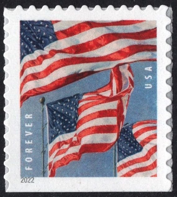 SC#5659 (Forever) U.S. Flags Booklet Single: APU (2022) SA