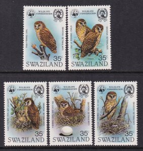 Switzerland 405a-405e Owls Singles MNH VF