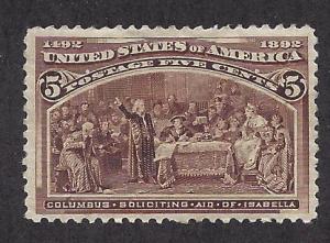 234 Mint,OG,HR... SCV $55.00