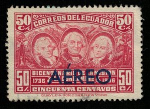 Ecuador 1936 Airmail - Issues of 1936 Overprinted AEREO 50c (ТS-923)