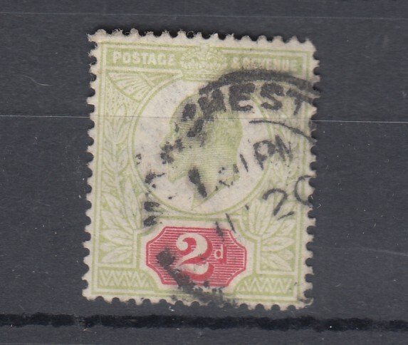J46091, JL Stamps 1902-11 great britain used #130 king 22.50 scv