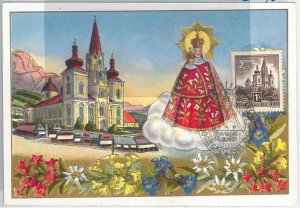 54597 - AUSTRIA - POSTAL HISTORY: MAXIMUM CARD - 1957 ARCHITECTURE RELIGION-