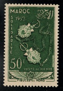 French Morocco Scott C46 MH* Airmail stamp