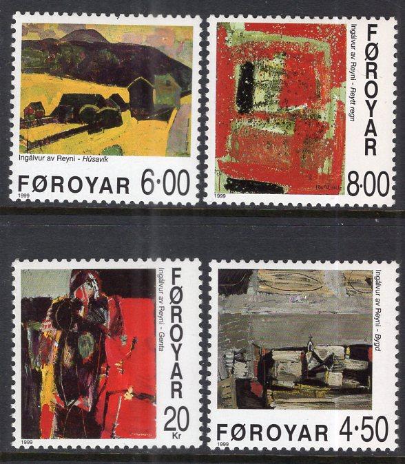 Faroe Islands 364-367 Paintings MNH VF