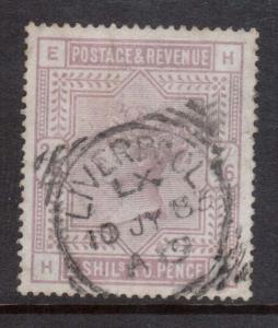 Great Britain #96a Used With Liverpool Cancel