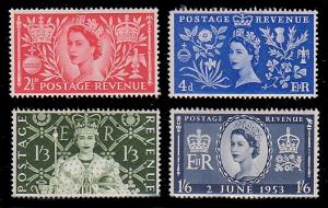 Great Britain 313 - 316 MNH
