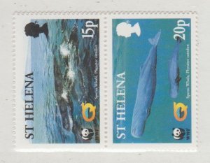 St. Helena Scott #813-816a Stamps - Mint NH Strip of 4 - Folded