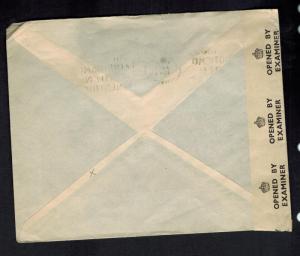 1944 Buenos Aires Argentina Censored Cover Red Cross Window Envelope