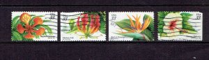 UNITED STATES - 1999 TROPICAL FLOWERS - SCOTT 3310 TO 3313 - USED