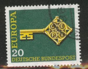 Germany Scott 983 used 1968 Europa stamp