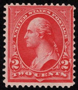 US #267 VF mint lightly hinged,  deep rich color,  wonderful stamp