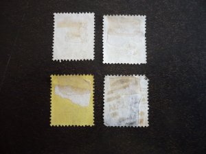 Stamps - Victoria - Scott# 169,170,172,173 - Used Part Set of 4 Stamps