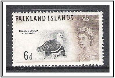 Falkland Islands #135 QE II & Birds MH