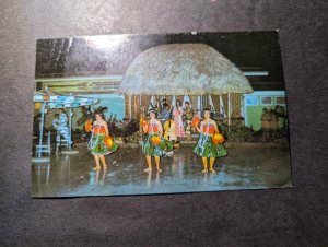 1974 Tonga Postcard Cover Nukualofa Tahitian Flowers Dance Dateline Hotel