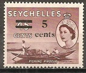 Seychelles #193 Mint Never Hinged F-VF (ST658L)  