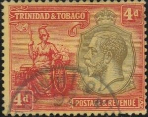 Trinidad & Tobago,  #26 Used  From 1922-28