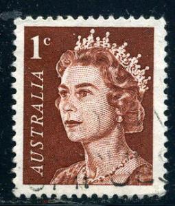 Australia - Scott #394 - 1c - Queen Elizabeth II - Used
