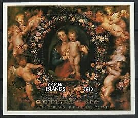 Cook Islands Stamp 923  - 86 Christmas, Painting by Rubens
