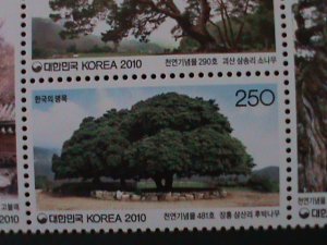 ​KOREA-2010-SC#2332-FAMOUS HISTORIC TREES OF KOREA -MNH-BLOCK VF-LAST ONE